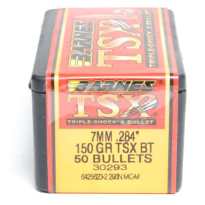 Barnes .284 / 7mm 150 Grain Triple-Shock X Boat Tail Bullet (50)