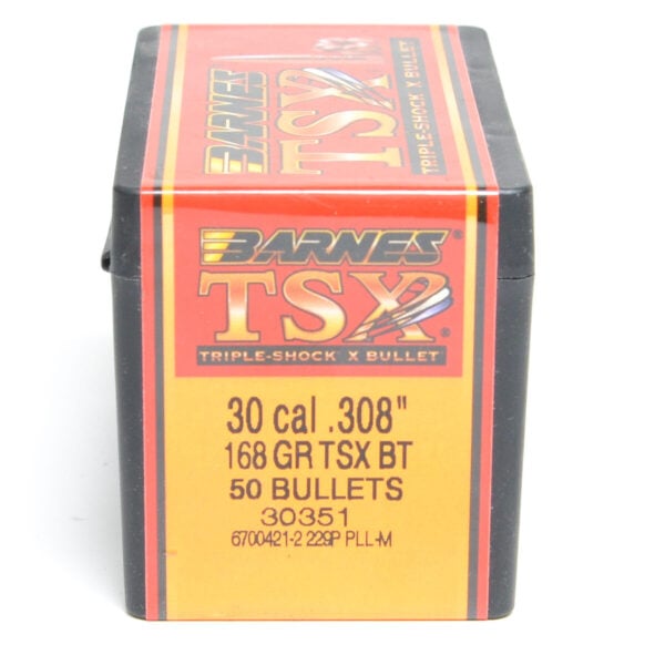 Barnes .308 / 30 168 Grain Triple-Shock X Boat Tail Bullet (50)