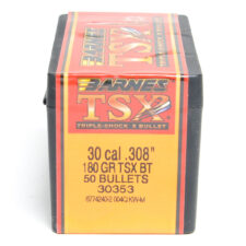 Barnes .308 / 30 180 Grain Triple-Shock X Boat Tail Bullet (50)