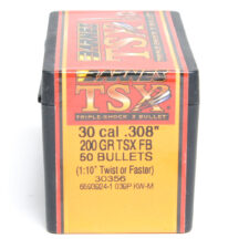 Barnes .308 / 30 200 Grain Triple-Shock X Flat Base Bullet (50)