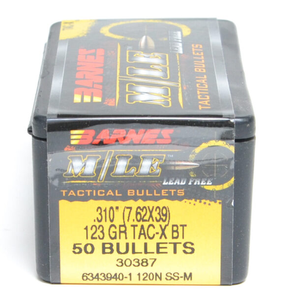 Barnes .310 / 7.62X39 123 Grain Tactical X Bullet (50)