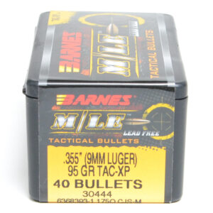 Barnes .355 / 38 95 Grain Tactical X Pistol Bullet (40)