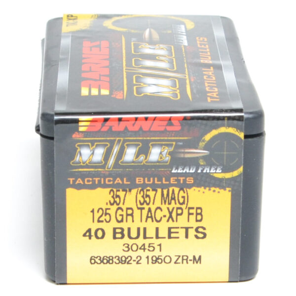 Barnes .357 / 357 Mag 125 Grain X Pistol Bullet (40)