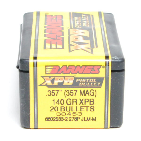 Barnes .357 / 357 Mag 140 Grain X Pistol Bullet (20)