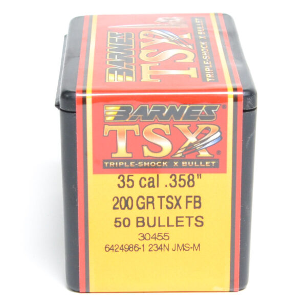 Barnes .358 / 35 200 Grain Triple-Shock X Flat Base Bullet (50)