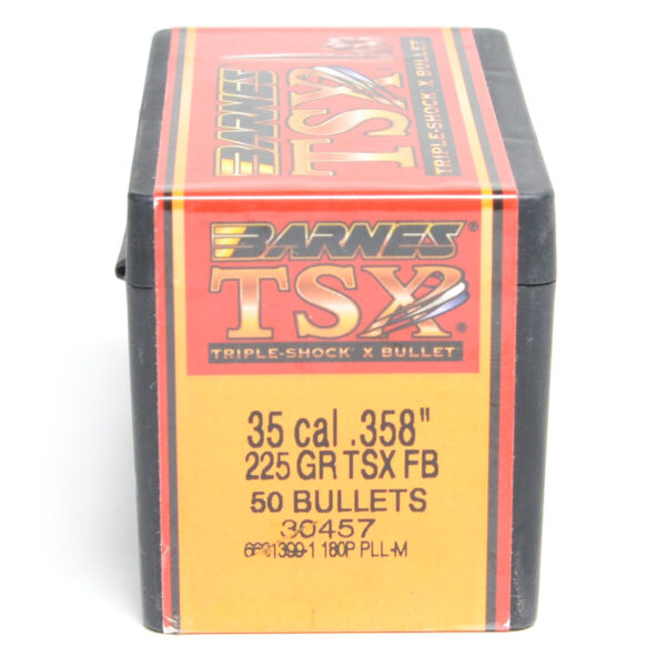 Barnes .358 / 35 225 Grain Triple-Shock X Flat Base Bullet (50)