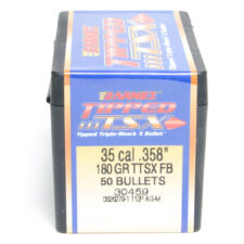 Barnes .358 / 35 180 Grain Tipped Triple-Shock X Flat Base Bullet (50)