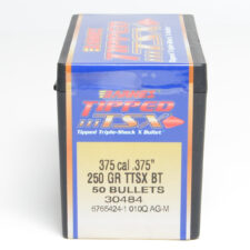 Barnes .375 / 36 250 Grain Tipped Triple-Shock X-Boat Tail Bullet (50)