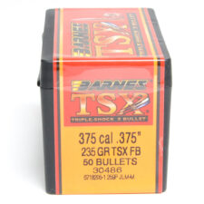 Barnes .375 / 36 235 Grain Triple-Shock X Flat Base Bullet (50)