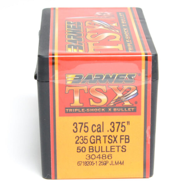 Barnes .375 / 36 235 Grain Triple-Shock X Flat Base Bullet (50)