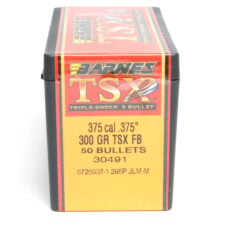 Barnes .375 / 36 300 Grain Triple-Shock X Flat Base Bullet (50)
