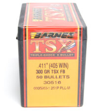 Barnes .411 / 405 300 Grain Triple-Shock X Flat Base Bullet (50)