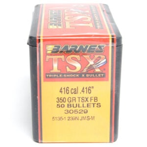 Barnes .416 / 416 350 Grain Triple-Shock X Flat Base Bullet (50)