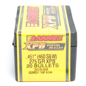 Barnes .451 / 460 S&W 275 Grain X Pistol Bullet (20)