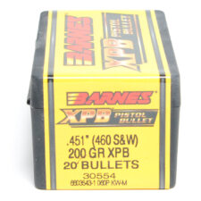 Barnes .451 / 460 S&W 200 Grain X Pistol Bullet (20)
