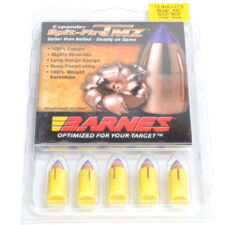 Barnes 50 Cal .451 Dia 250 Grain Muzzleloader Tipped Muzzleloader Boat Tail Bullet (15)