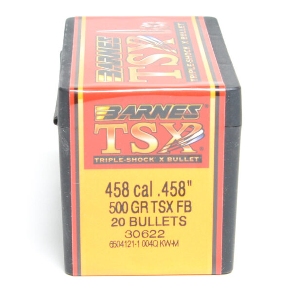 Barnes .458 / 458 Cal 500 Grain Triple-Shock X Flat Nose (20)