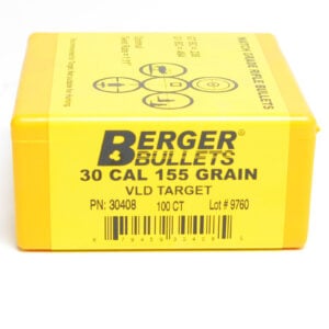 Berger .308 / 30 155 Grain Target Very Low Drag (100)