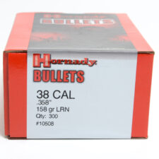 Hornady Lead .358 / 38 158 Grain Lead Round Nose (300)