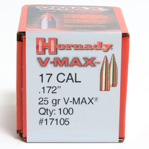 Hornady .172 / 17 25 Grain V-Max (100)