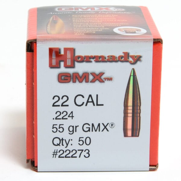 Hornady .224 / 22 55 Grain GMX (MonoFlex) (50)