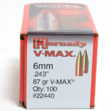 Hornady .243 / 6mm 87 Grain V-Max (100)