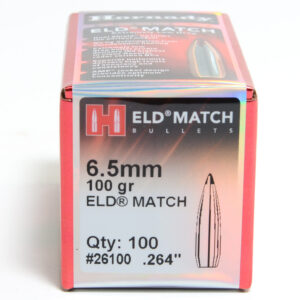Hornady .264 / 6.5mm 100 Grain ELD-M (Extremely Low Drag Match) (100)
