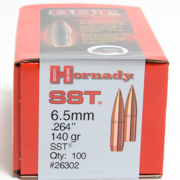 Hornady .264 / 6.5mm 140 Grain SST (Super Shock Tip) (100)