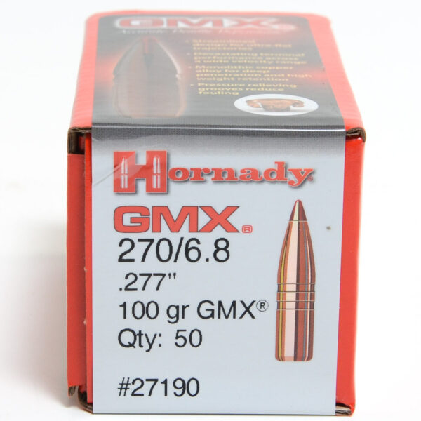 Hornady .277 / 6.8mm 100 Grain GMX (MonoFlex) (50) 30/Cs
