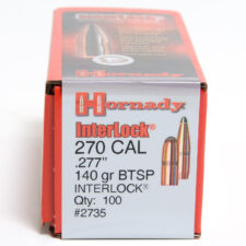 Hornady .277 / 6.8mm 140 Grain Soft Point Boat Tail (100)