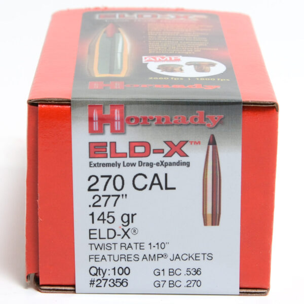 Hornady .277 / 6.8mm 145 Grain ELD-X (Extremely Low Drag Hunting) (100)