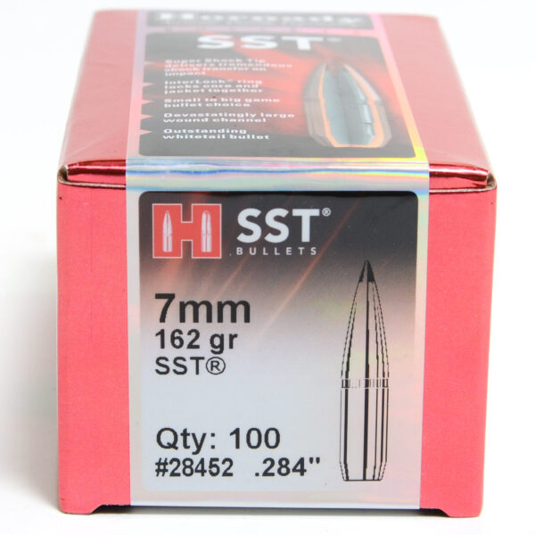 Hornady .284 / 7mm 162 Grain SST (Super Shock Tip) (100)