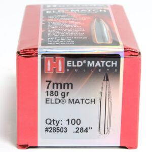 Hornady .284 / 7mm 180 Grain ELD-M (Extremely Low Drag Match) (100)