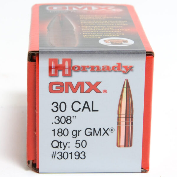 Hornady .308 / 30 180 Grain GMX (MonoFlex) (50)