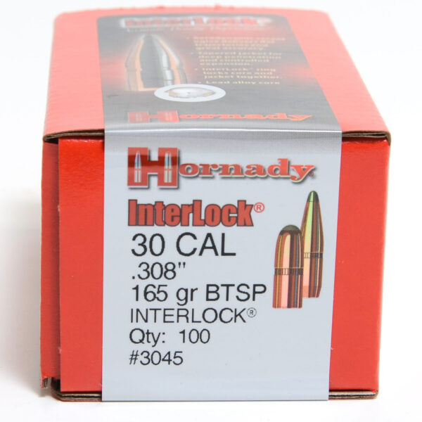 Hornady .308 / 30 165 Grain Soft Point Boat Tail (100)