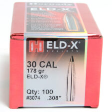 Hornady .308 / 30 178 Grain ELD-X (Extremely Low Drag Hunting) (100)