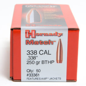 Hornady .338 / 338 250 Grain Hollow Point Boat Tail Match (50)