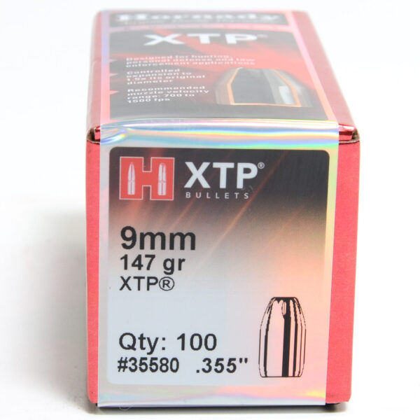 Hornady .355 / 9mm 147 Grain Hollow Point/XTP (eXtreme Terminal Performance) (100)