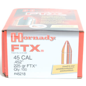 Hornady .452 / 45 225 Grain FTX (Flex Tip) (100)