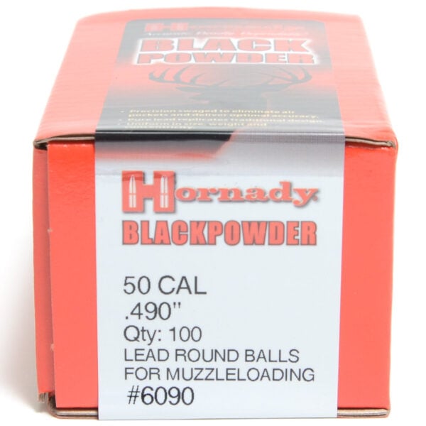 Hornady Muzzleloader 50 Cal .490 Lead Balls (100)