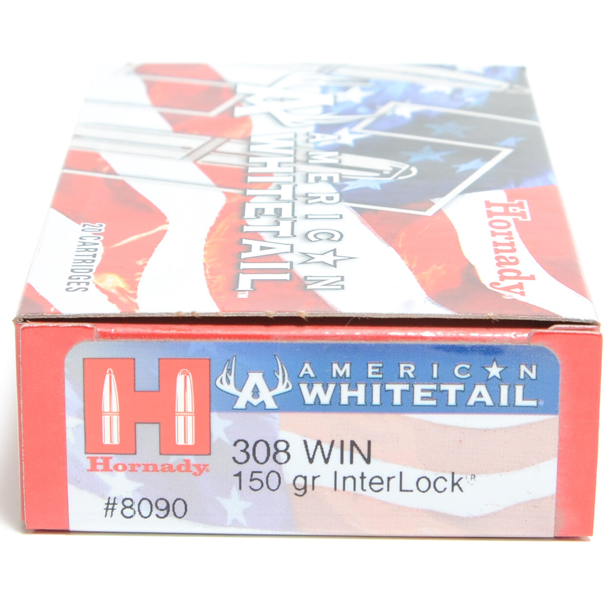 Hornady 308 Win 150 Grain Interlock American Whitetail Ammunition (20 ...