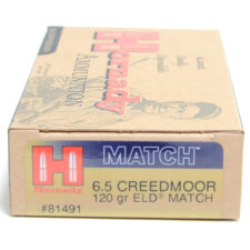 Hornady Ammo 6.5 Creedmoor 120 Grain ELD-M (Extremly Low Drag) (20)