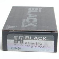 Hornady Ammo 6.8mm Soft Point 110 Grain V-MAX Black (20)