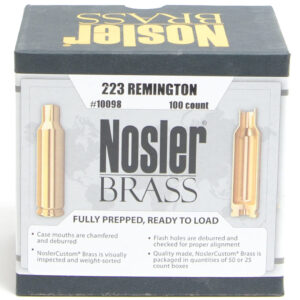 Nosler Unprimed Brass 223 Rem (100)