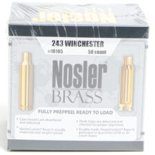 Nosler Unprimed Brass 243 Win (50)