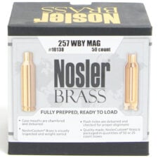 Nosler Unprimed Brass 257 Weatherby (50)