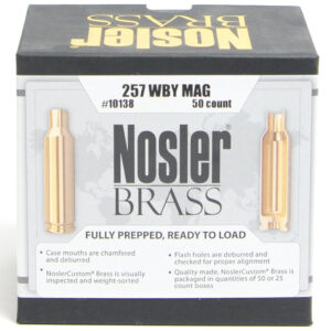 Nosler Unprimed Brass 257 Weatherby (50)