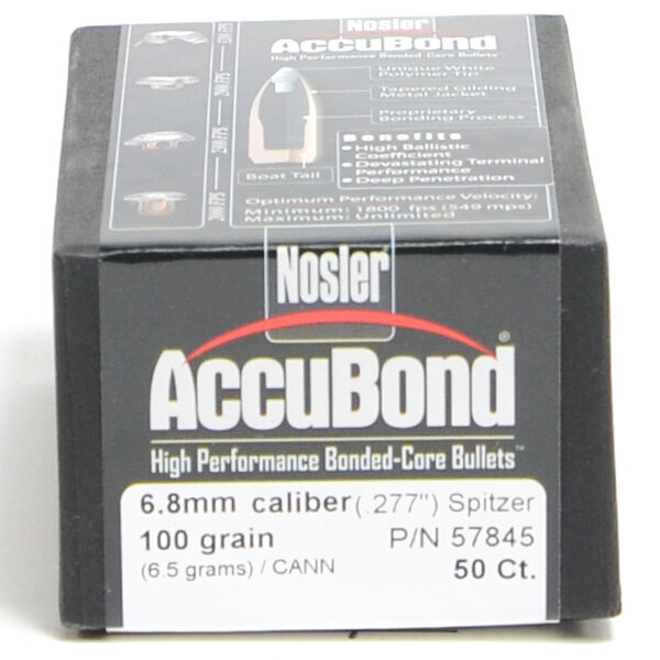 Nosler .277 / 6.8mm 100 Grain AccuBond (50)