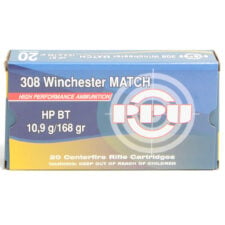 Prvi Ammo 308 Win 168 Grain Hollow Point Boat Tail Match (20)