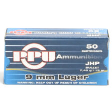 Prvi 9mm Luger 115 Grain Jacketed Hollow Point Ammunition (50 Rounds)